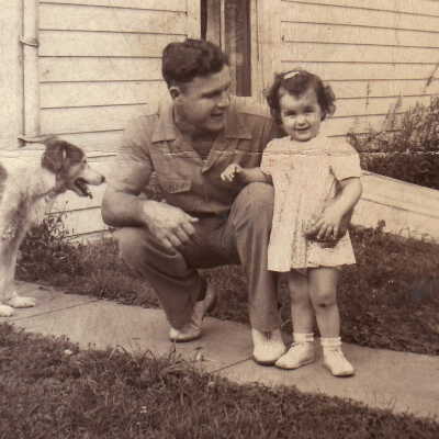 William Roy Buchanan and his daughter, Marilee (Buchanan) Martin