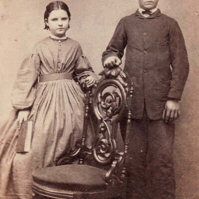 Clark-Daugherty-Rogers Album, Photo 29 - Editha Clark, John W. Clark