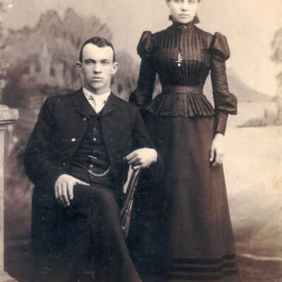 John William Wiles and his wife, Ella Elizabeth (Rush) Wiles