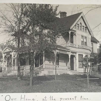 Dr. Thomas Morford Throckmorton and Mary Ann (Bentley) Throckmorton family home in Derby, Iowa
