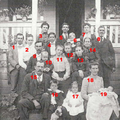 Family of John Isaac Watson and his wife, Sarah Louisa (Baker) Watson