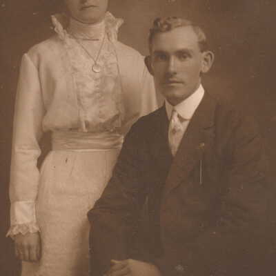 James Furman Patterson and his wife, Oscie (Husk) Patterson