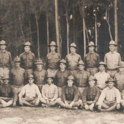 Soldiers at Camp Joseph E. Johnston during World War I