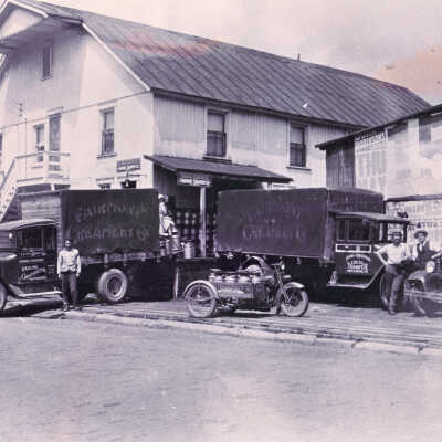 Fairmont Creamery Company on First Street, beside Waynesburg Milling
