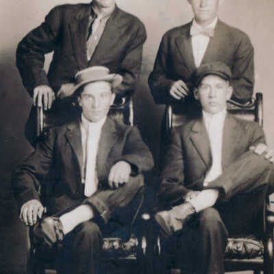 Herman Fenske [front, right]