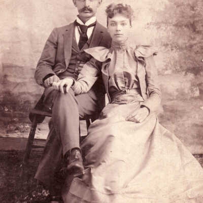 George Blaker and his wife, Florence Ellen (Varner) Blaker