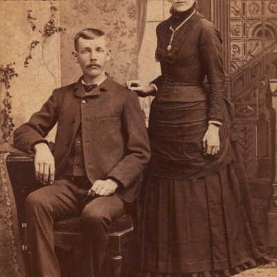 George Washington Grimes and Elizabeth Eleanor "Ella" (Roberts) Grimes