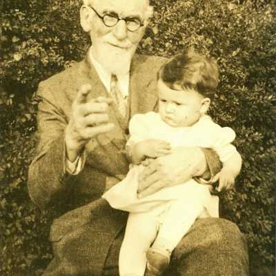 David Alva Cooper [1844-1936] holding unidentified child
