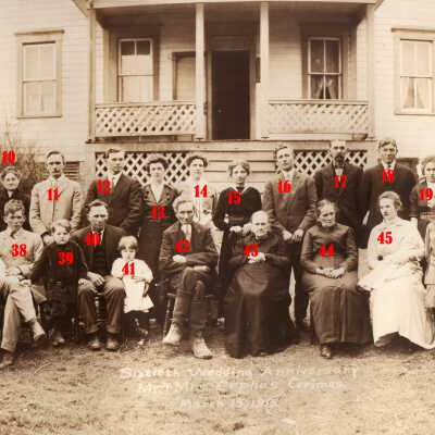 Cephas Grimes and Mary Ann (Hoge) Grimes family