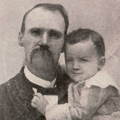 George Wilson and unidentified child