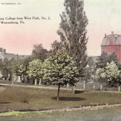 Waynesburg College from West Park