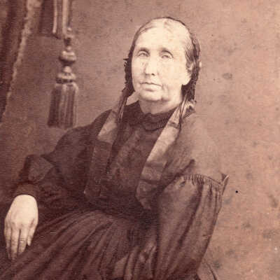 VanCleve Album, Photo 08 - Mary Ann (Throckmorton) Throckmorton [1814-1892]