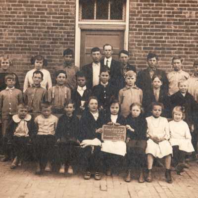 Inghram's School, located along Rt. 218 on the Orndoff farm in Franklin Township, Greene County, Pennsylvania