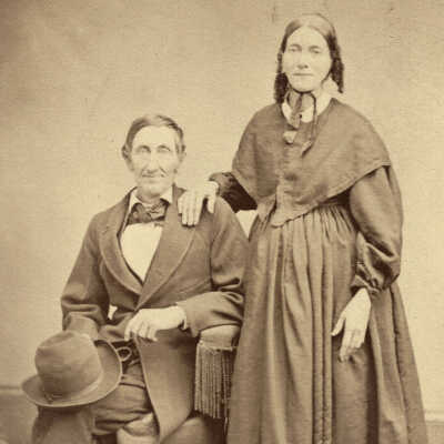 Johnson Album 03, Photo 01 - John Fetherlin and Eliza (Schrontz) Fetherlin