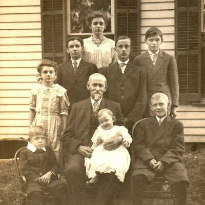 David M. Thompson and his grandchildren
