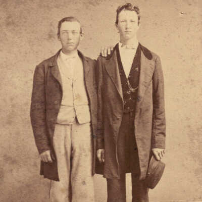 Johnson Album 03, Photo 04 - Joseph Smith and David Hufford