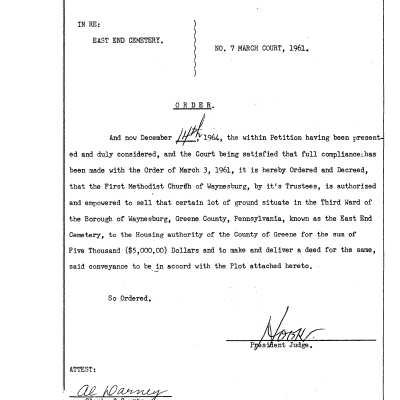 Petition to Vacate East End Cemetery - 17