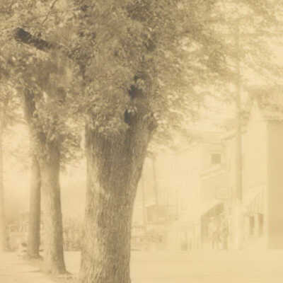 High and Morris Streets in Waynesburg, Greene County, Pennsylvania: Origformat: Print-Photographic