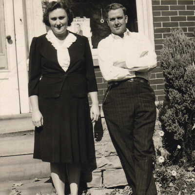 Earl Bryan Jacobs and his second wife, Louise (Widdup) Jacobs
