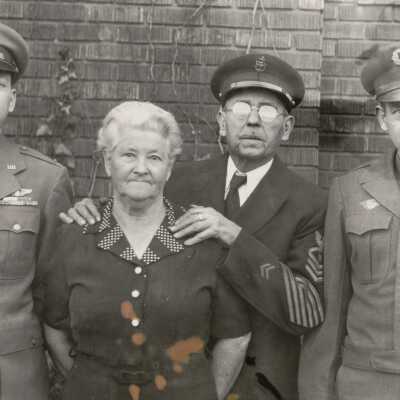 Frank Jones Album (Selected Photos) - Frank Blair Jones and Lydia (White) Jones family
