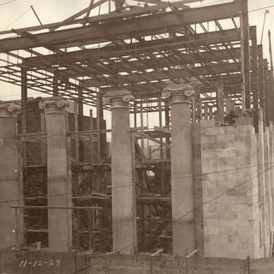 Citizens National Bank Construction Album (Selected Photo 37) - Construction of Citizens National Bank