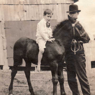 James Elmer Dinsmore and his son, James Gross Dinsmore