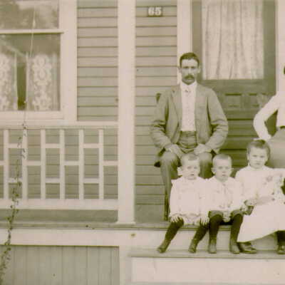 Benjamin Franklin Huffman Jr. and Elizabeth Jane (Fry) Huffman family