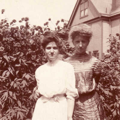 Kate McBeth (Simpson) Merrick [on left]