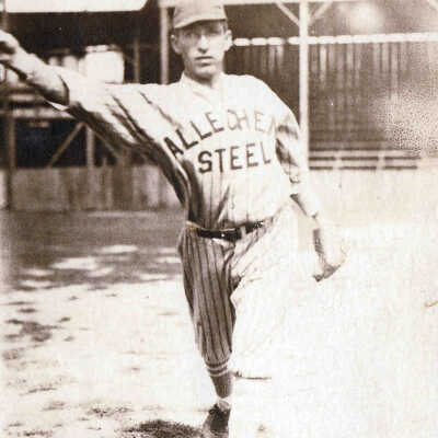 William Wilson "Bill" Taylor [1890-1963] while a member of Allegheny Steel baseball team