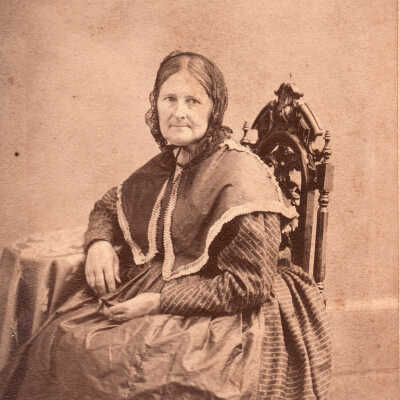 Grable-McGinnis Album, Photo 01 - Nancy (McGinnis) Garrett [1813-1881]