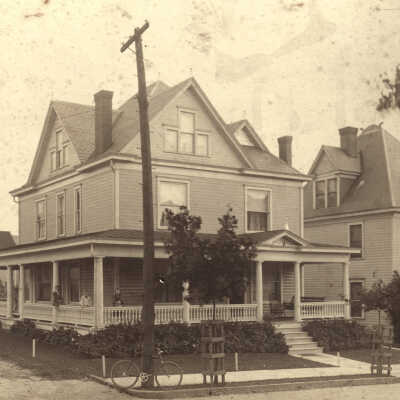 Home of Thomas Morford Throckmorton and his wife, Anna (Webster) Throckmorton