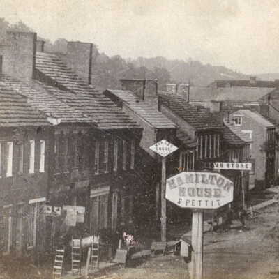 High Street in Waynesburg, Greene County, Pennsylvania