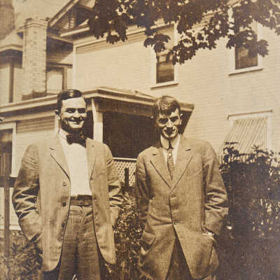 Kenneth Miller Simpson and his uncle Alfred Tennyson Miller