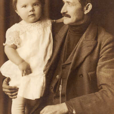 George N. Rinehart and his grandson Willis G. Rinehart