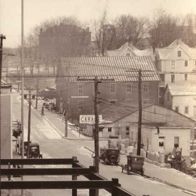 Close-up of monument dealer on Washington Street: Origformat: Print-Photographic