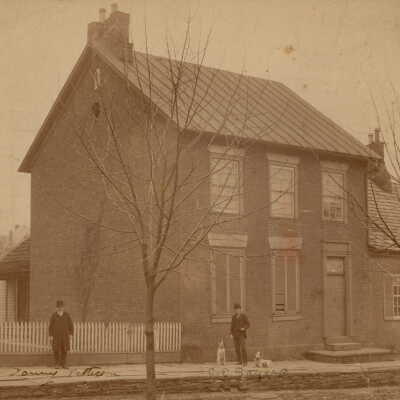 Henry Clay and Clementine (Rush) Sayers family home, built by Henry's grandparents Robert and Rebecca (Blackmore) Adams