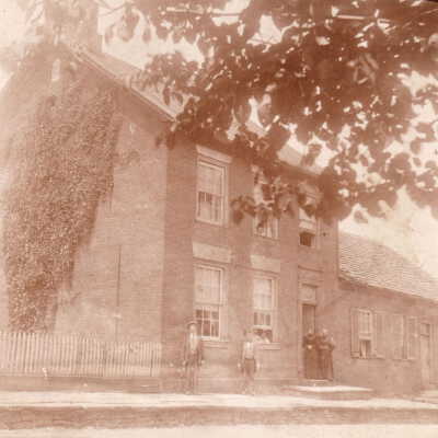 Henry Clay and Clementine (Rush) Sayers family home, built by Henry's grandparents Robert and Rebecca (Blackmore) Adams