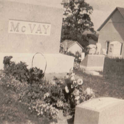 McVay Tombstone in Centennial Cemetery