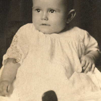 Katherine Jane (Throckmorton) Toothman, age 6 months