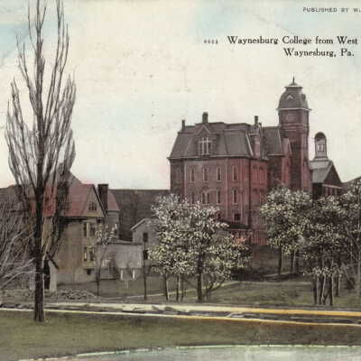 Waynesburg College from West Park