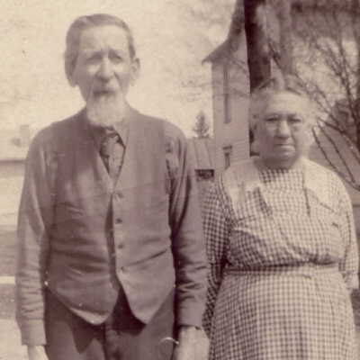 Samuel Thompson and his second wife, Sarah Rachel (McGlumphy) (Church) Thompson