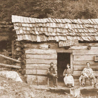 Allum family in Crabapple, Richhill Township, Greene County, Pennsylvania