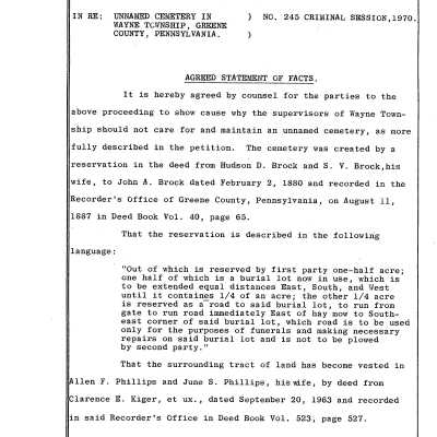 Brock Cemetery - No. 245 Criminal Sessions 1970 - Page 02