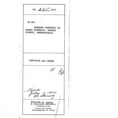 Brock Cemetery - No. 245 Criminal Sessions 1970 - Page 05