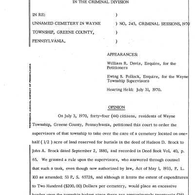 Brock Cemetery - No. 245 Criminal Sessions 1970 - Page 17