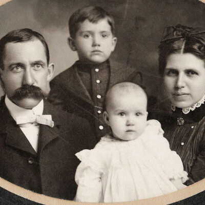Haman C. Staggers and Samilda (Denny) Staggers family