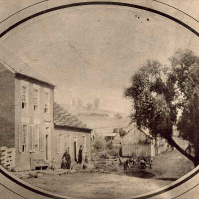 Robert and Rebecca (Blackmore) Adams family home, North Morris Street, Waynesburg, Greene County, Pennsylvania