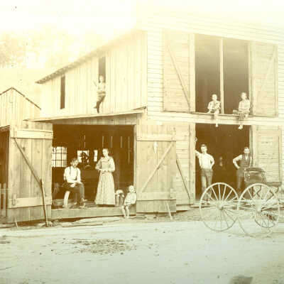Blacksmith Shop probably connected to the Gass family