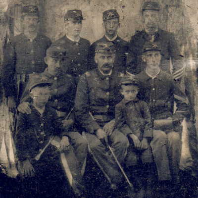 Louis Morton Waddell Sr. [back row, third from left]