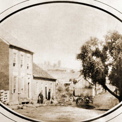 Robert and Rebecca (Blackmore) Adams family home, North Morris Street: Origformat: Print-Photographic